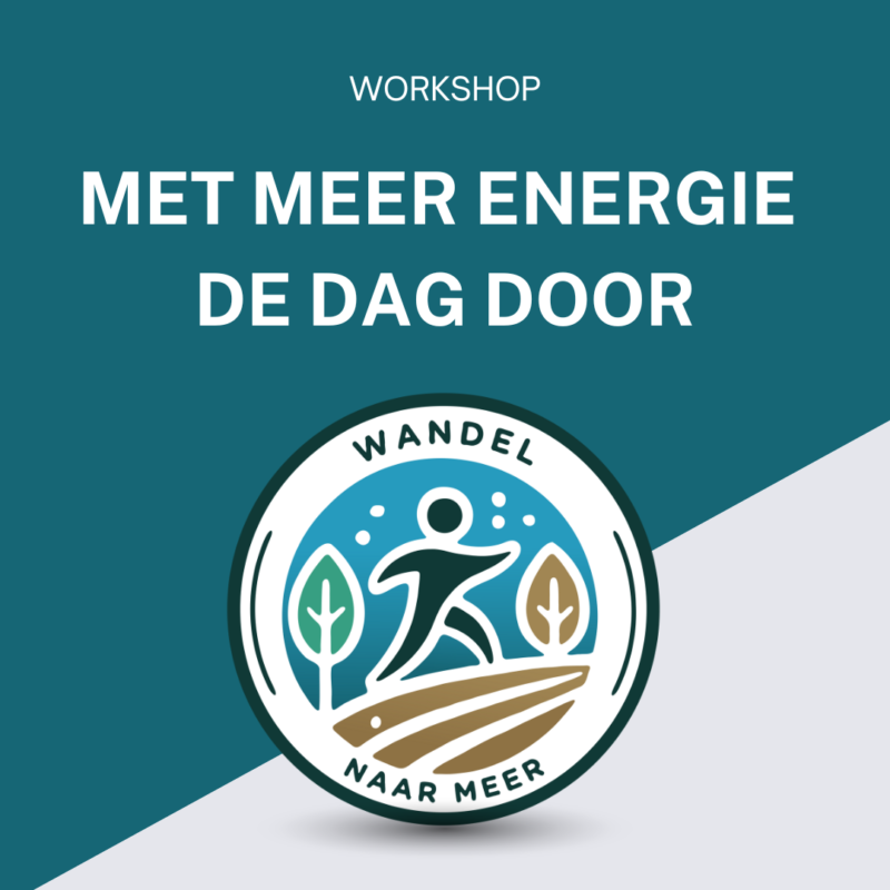 Workshop 24 november - Met meer energie de dag door